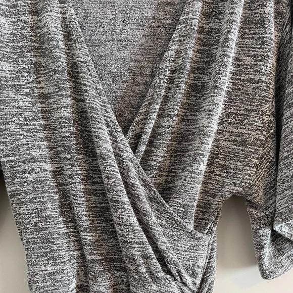 Leith Grey Wrap Dress - Picture 8 of 10